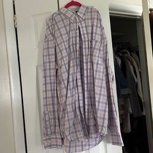 IZOD mens button down dress shirt